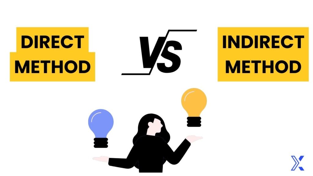 image showing comparison between direct vs indirect methods